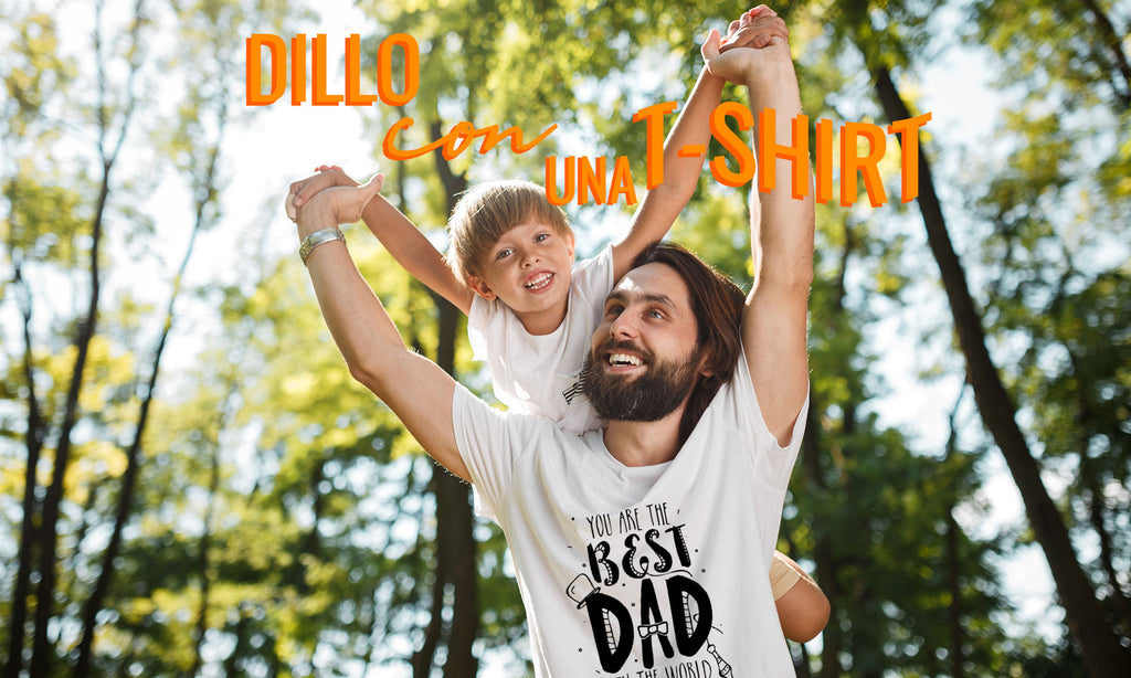 Magliette personalizzata padre-figlio